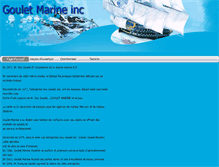 Tablet Screenshot of gouletmarine.com
